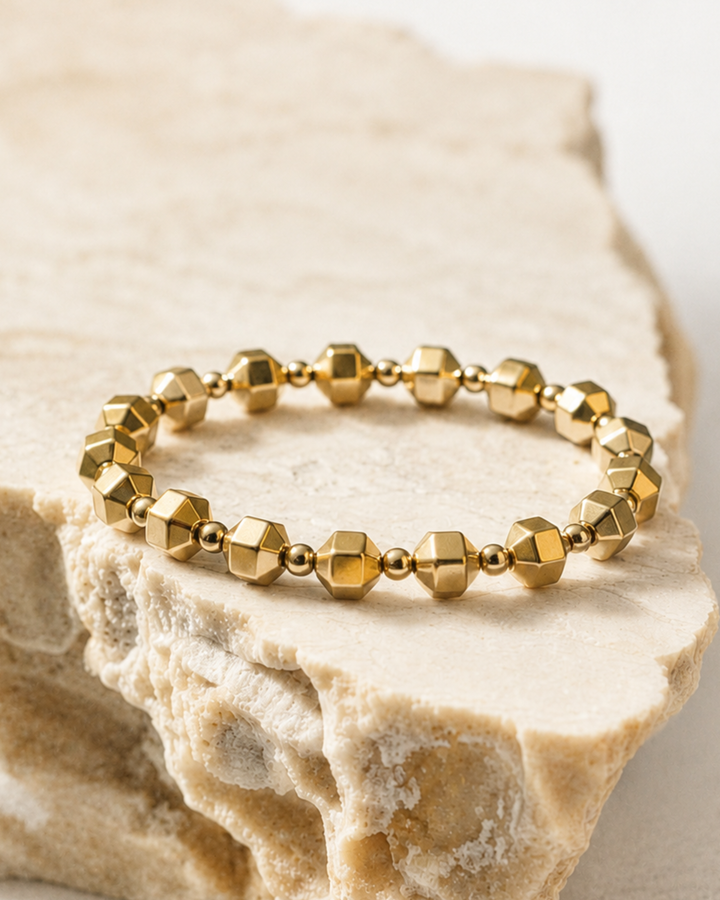 Diamond Golden Hematite Stability Band