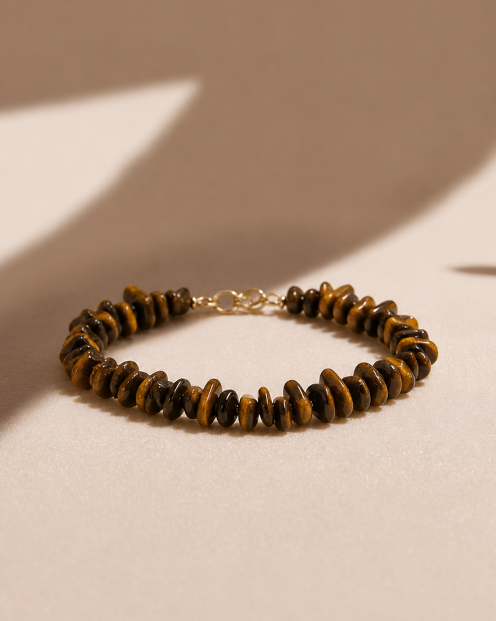 Tiger Eye Chips Bracelet