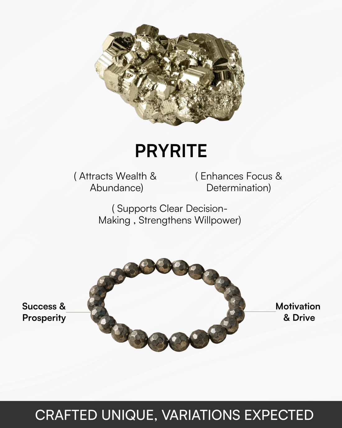 Diamond Shape Pyrite Bracelet