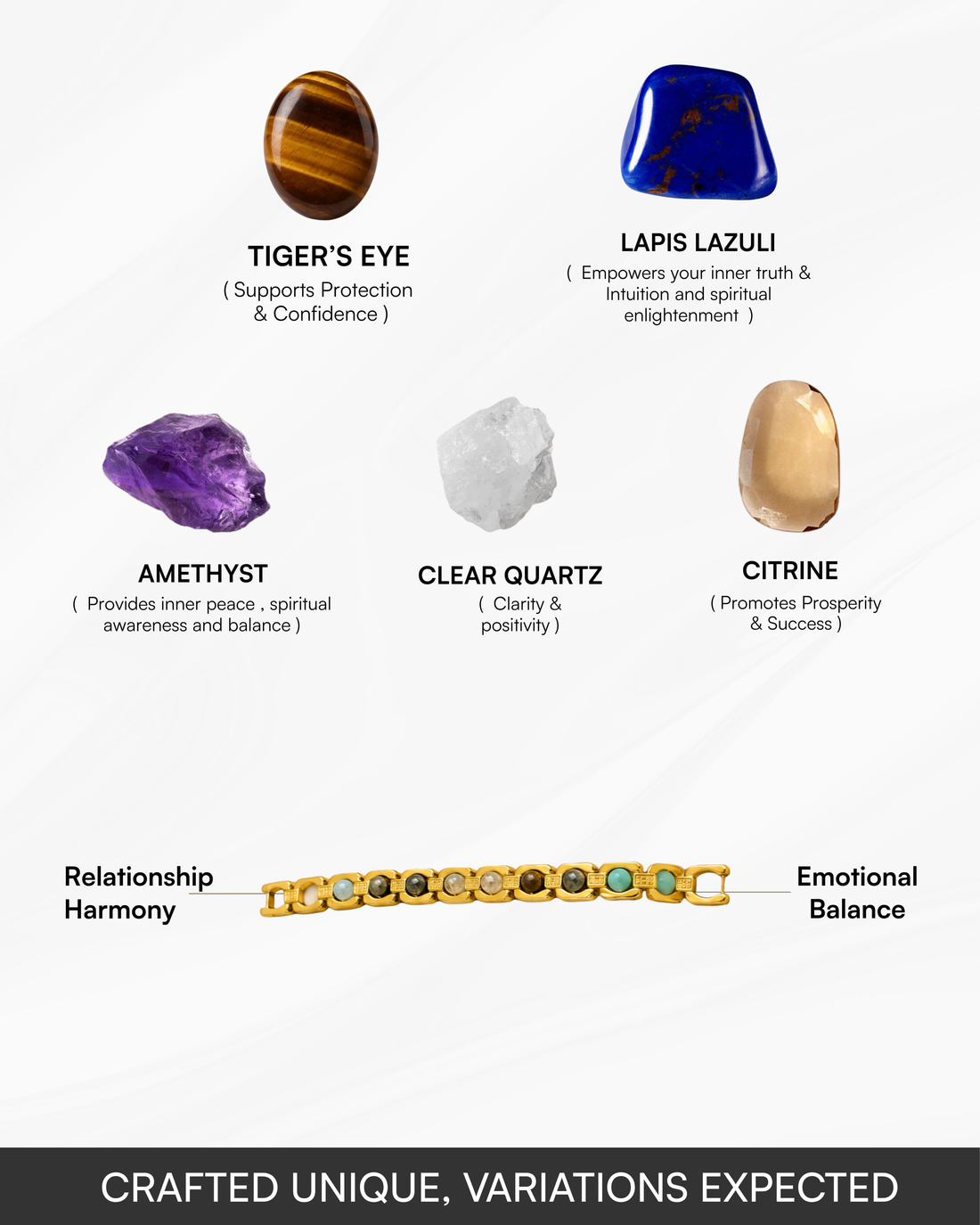 Gold Plated Aura Fusion Link Bracelet