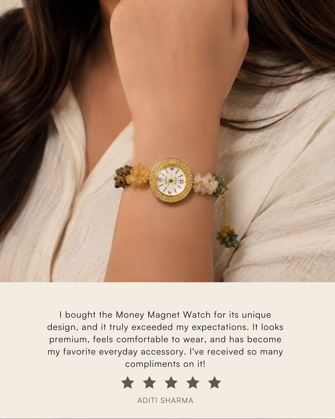 Crystal Queen Money Magnet Watch