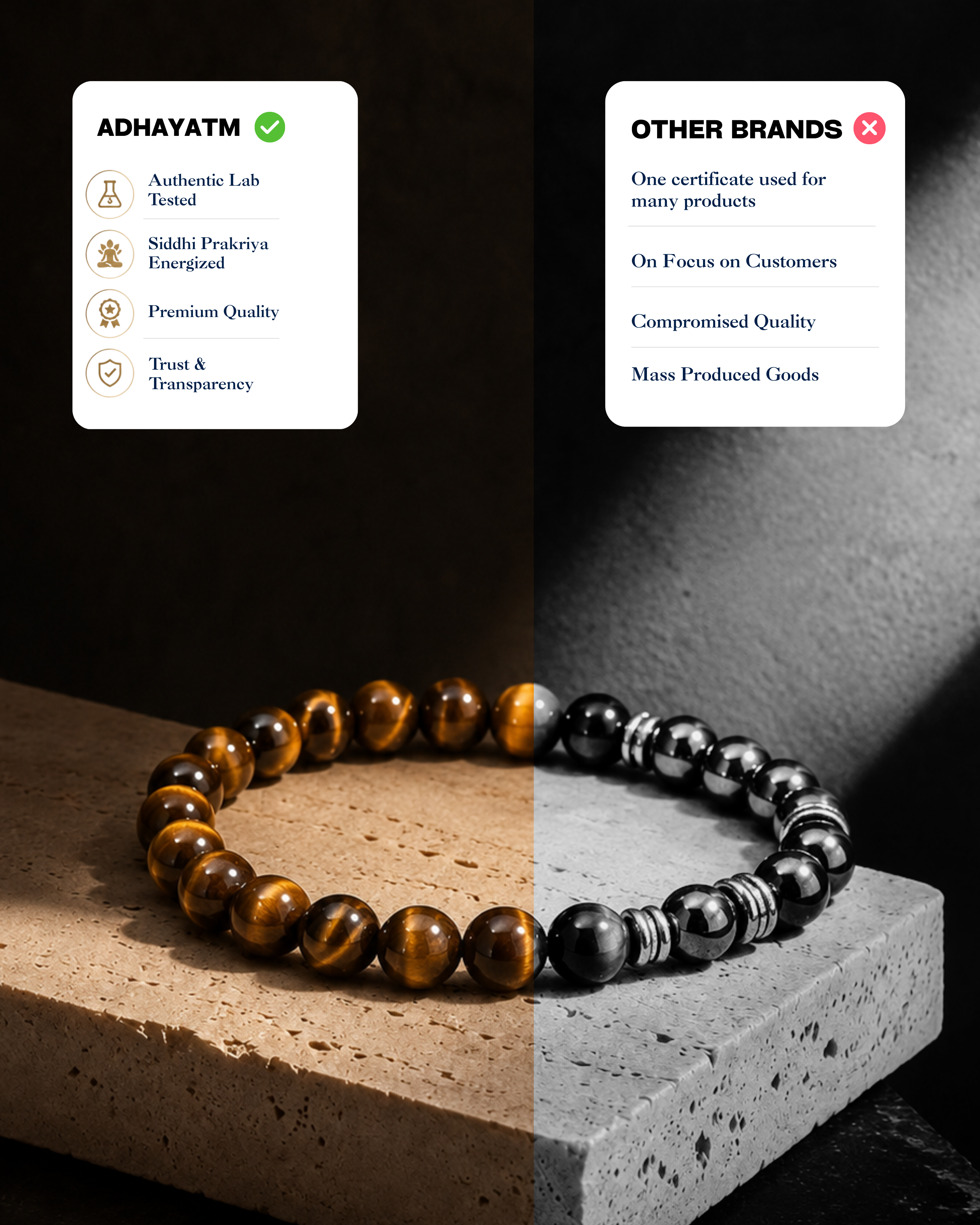 Tiger Eye Hematite Bracelet
