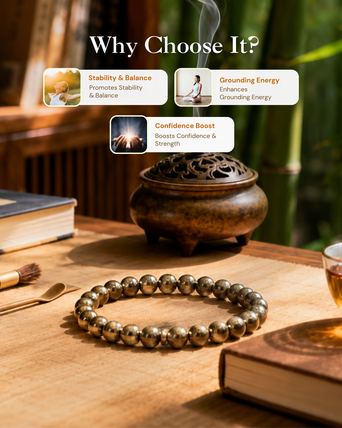 Golden Hematite Stability Band
