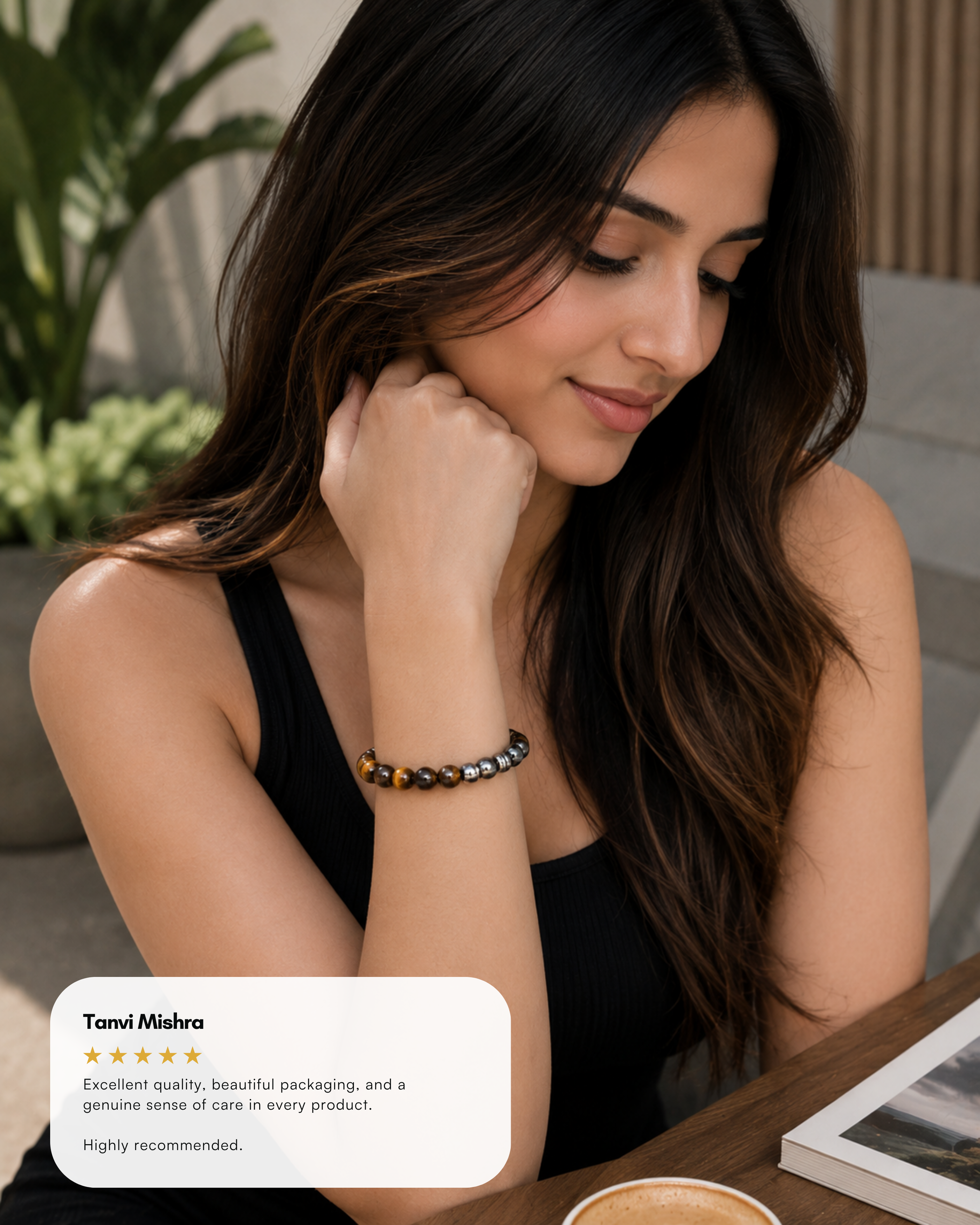 Tiger Eye Hematite Bracelet