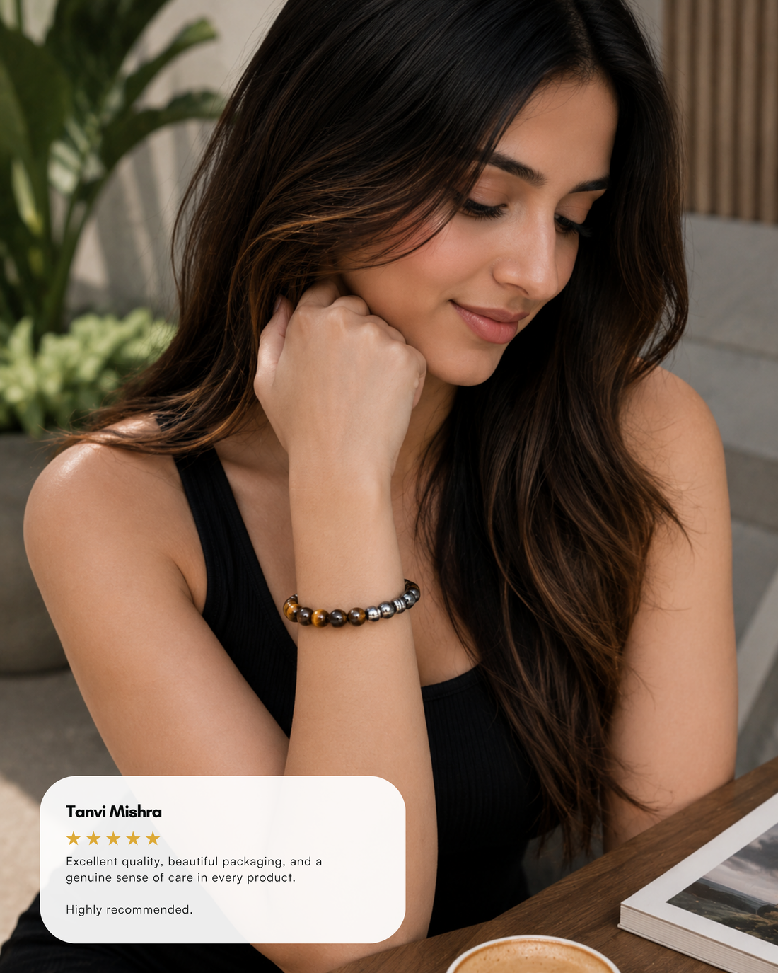 Tiger Eye Hematite Bracelet
