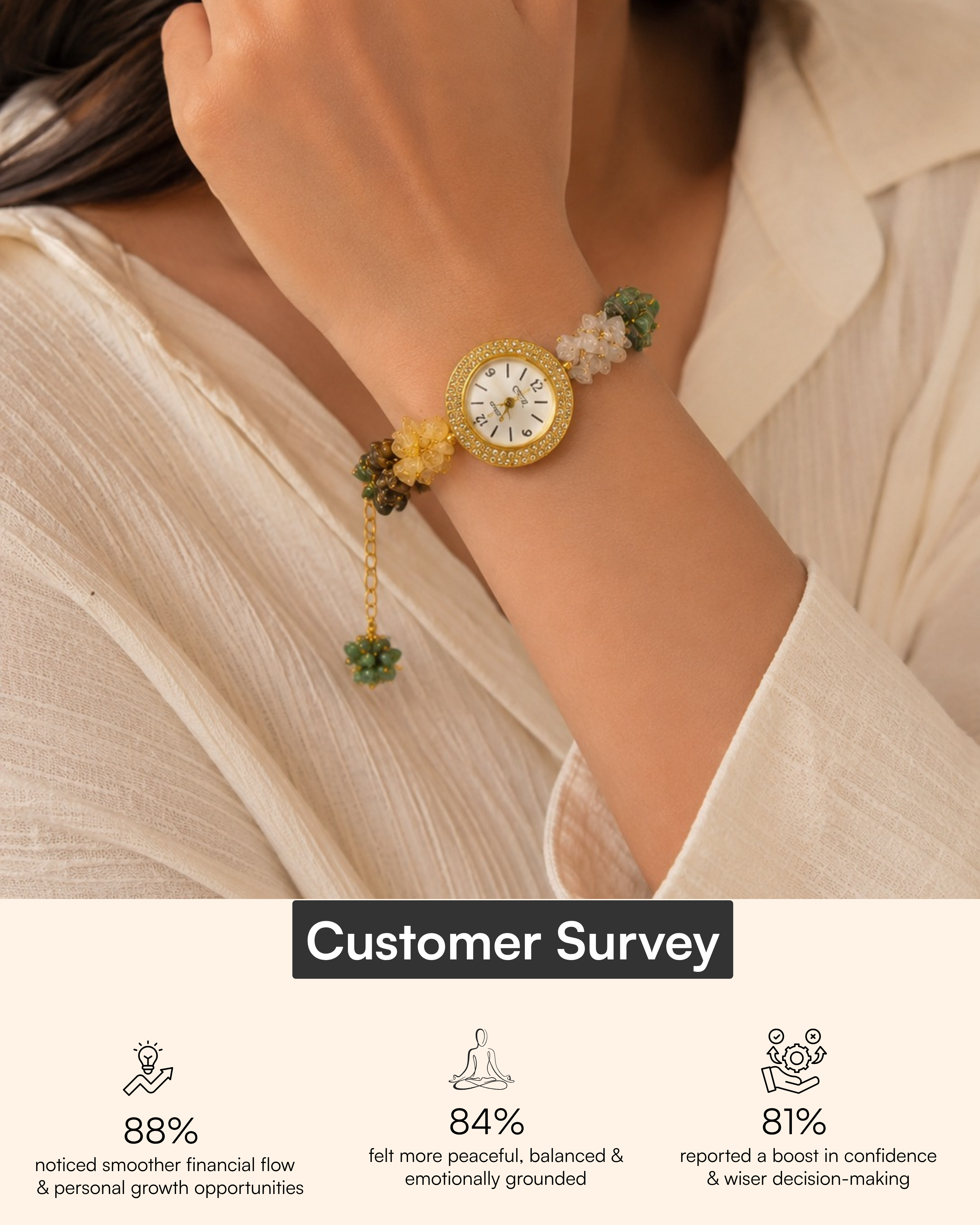 Crystal Queen Money Magnet Watch