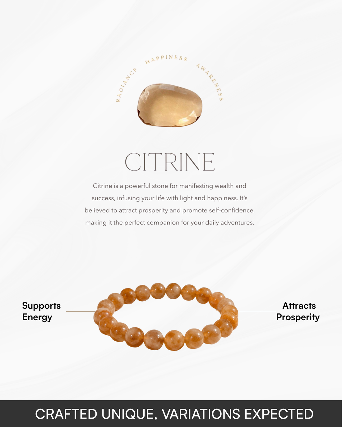 Citrine Natural Bracelet