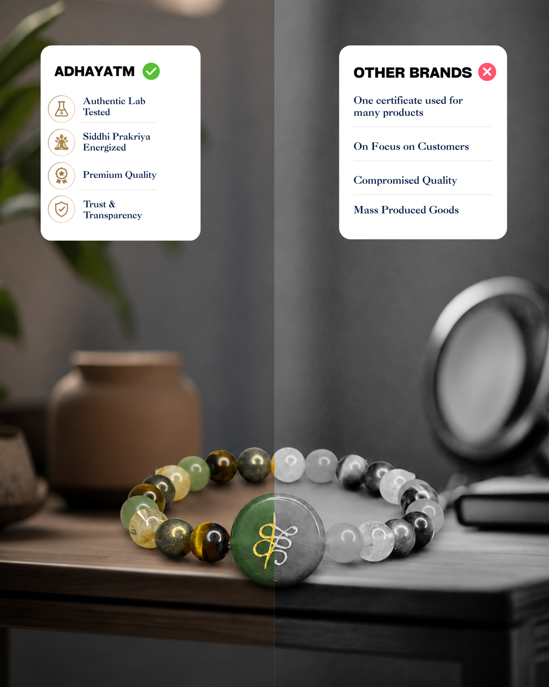 Money Magnet Bracelet with Zibu Stone-Pyrite,Tiger Eye,Citrine & Aventurine Beads