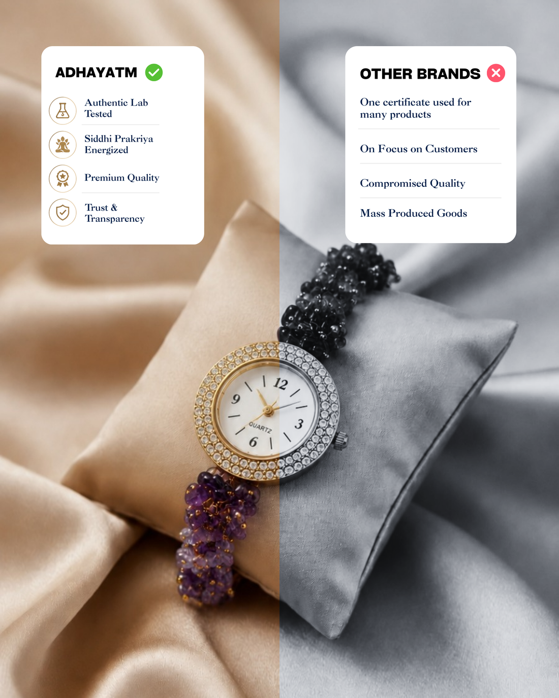Crystal Queen Amethyst Watch