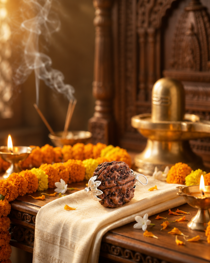 4-Mukhi Nepali Rudraksh (4-मुखी नेपाली रुद्राक्ष)