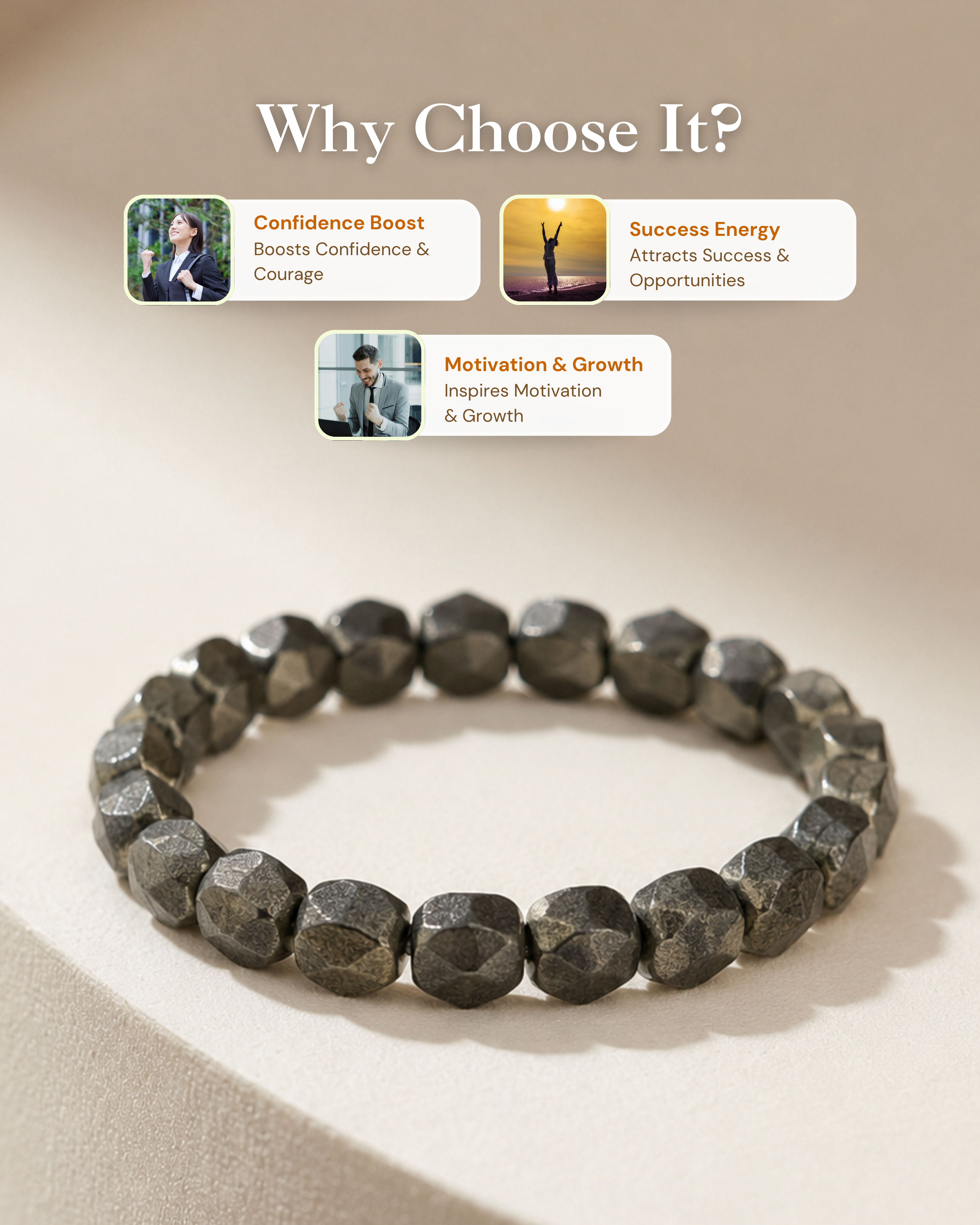 Golden Aura Pyrite Heritage Band