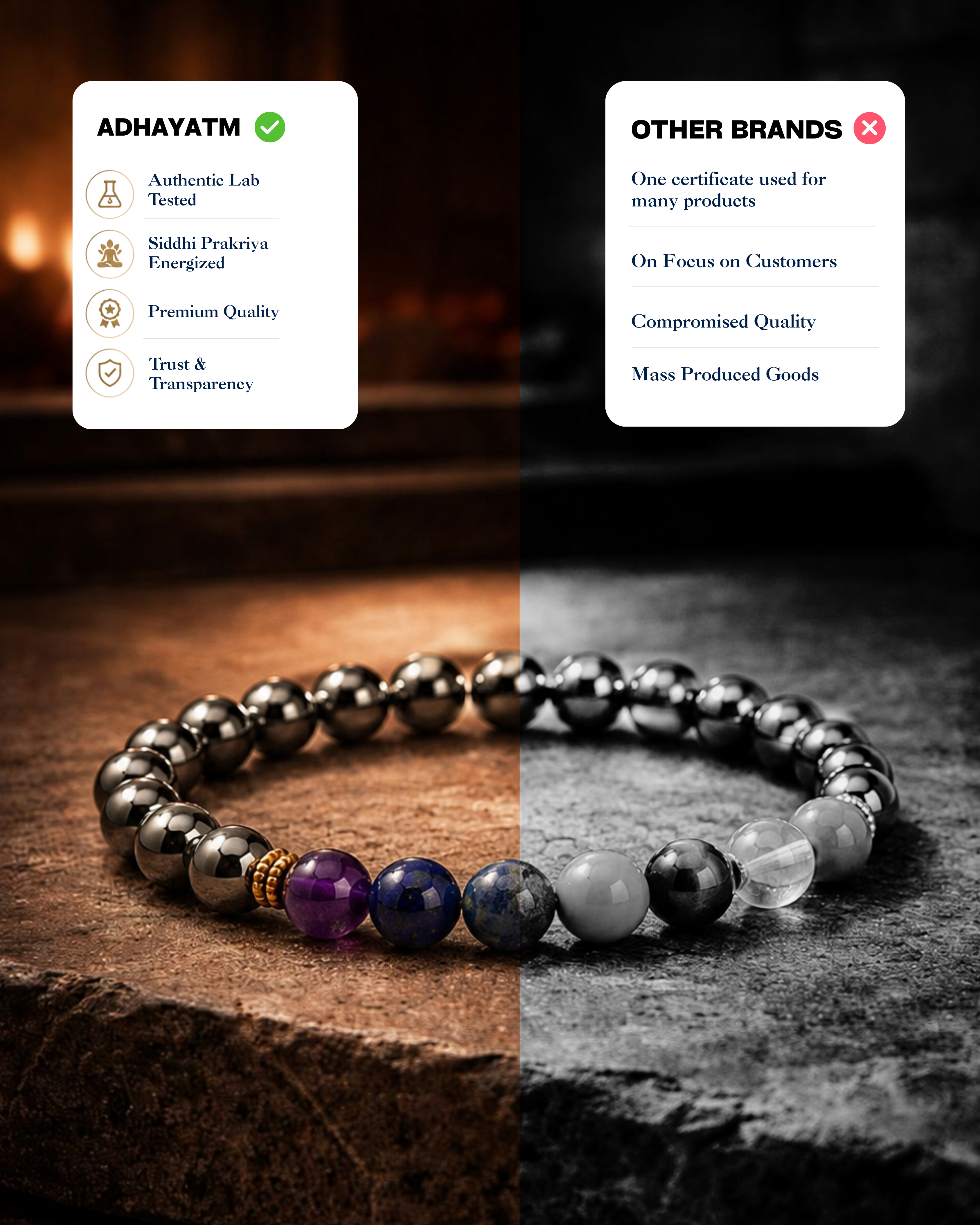 Pyrite Seven Chakra Band