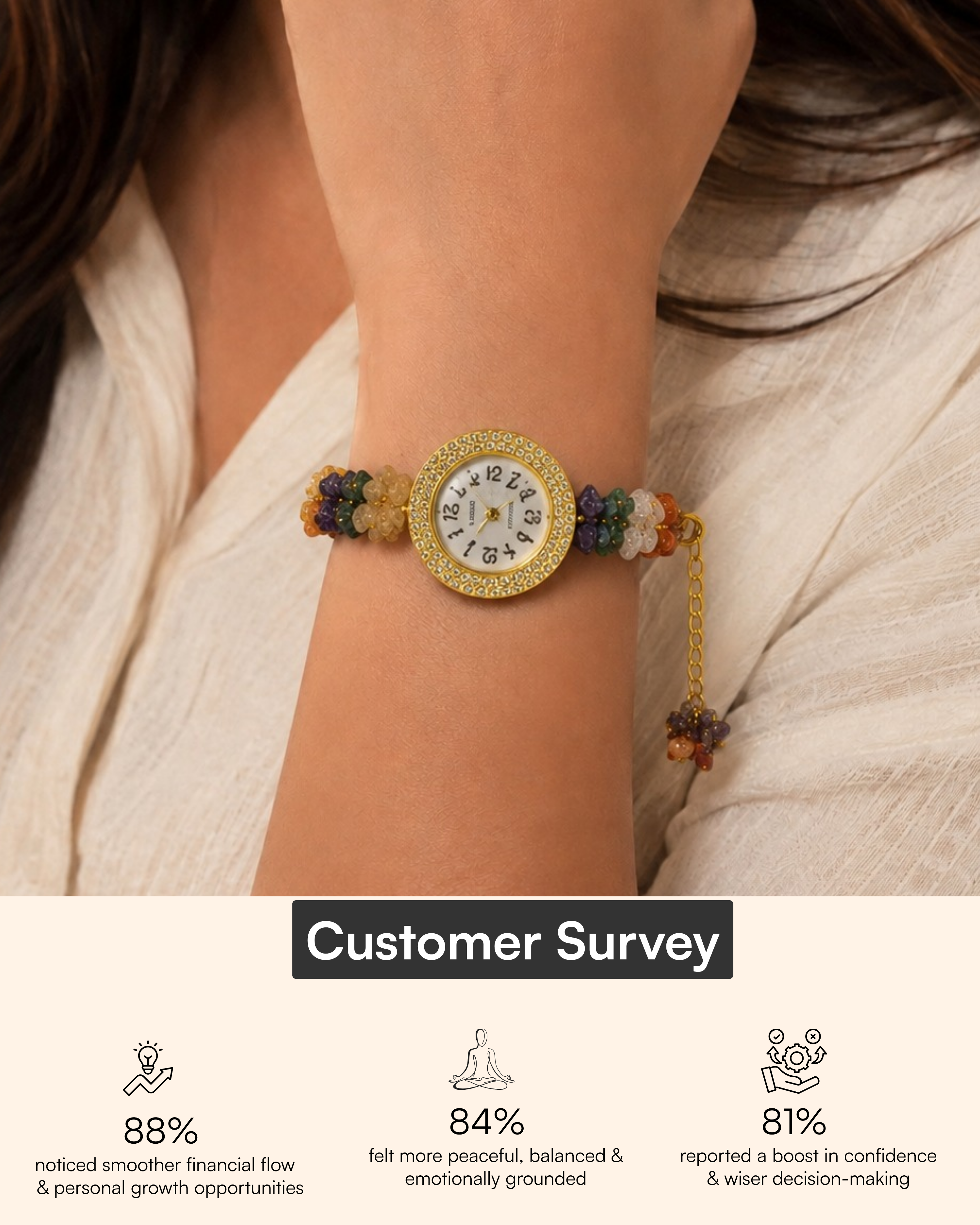 Crystal Queen Rainbow Watch