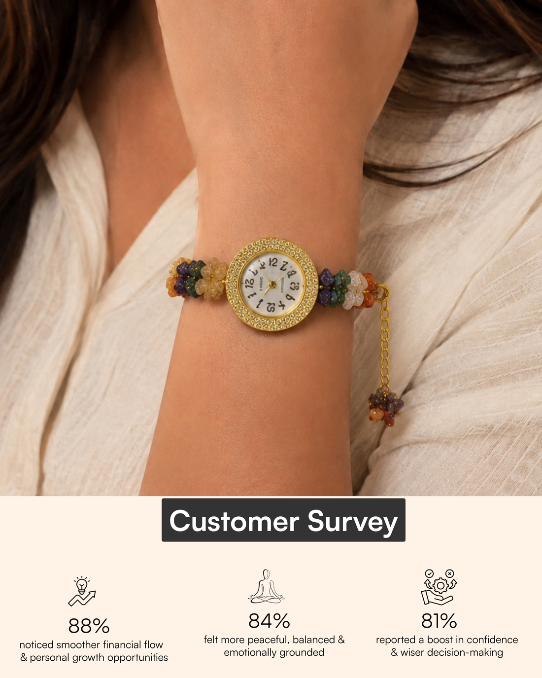 Crystal Queen Rainbow Watch