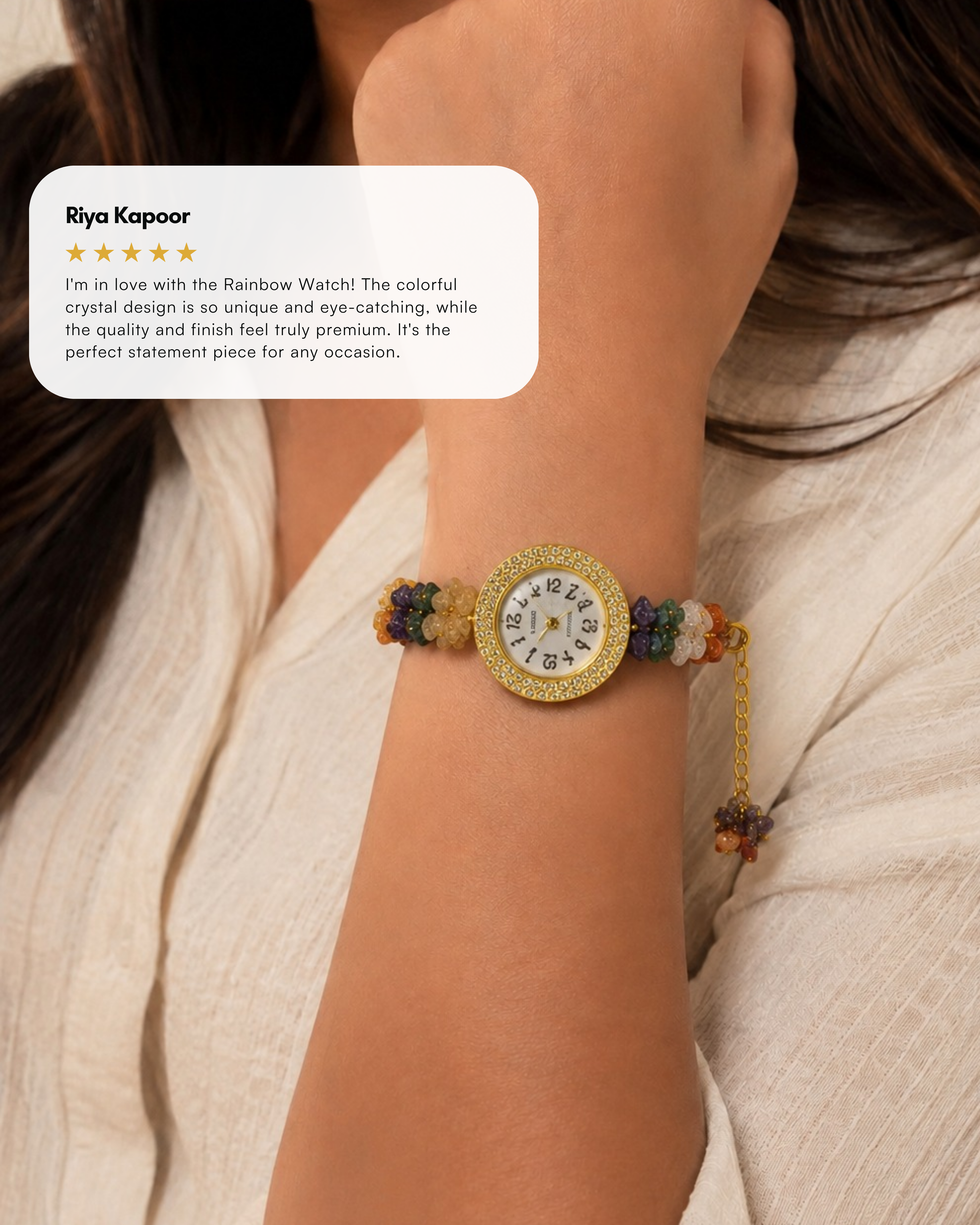 Crystal Queen Rainbow Watch