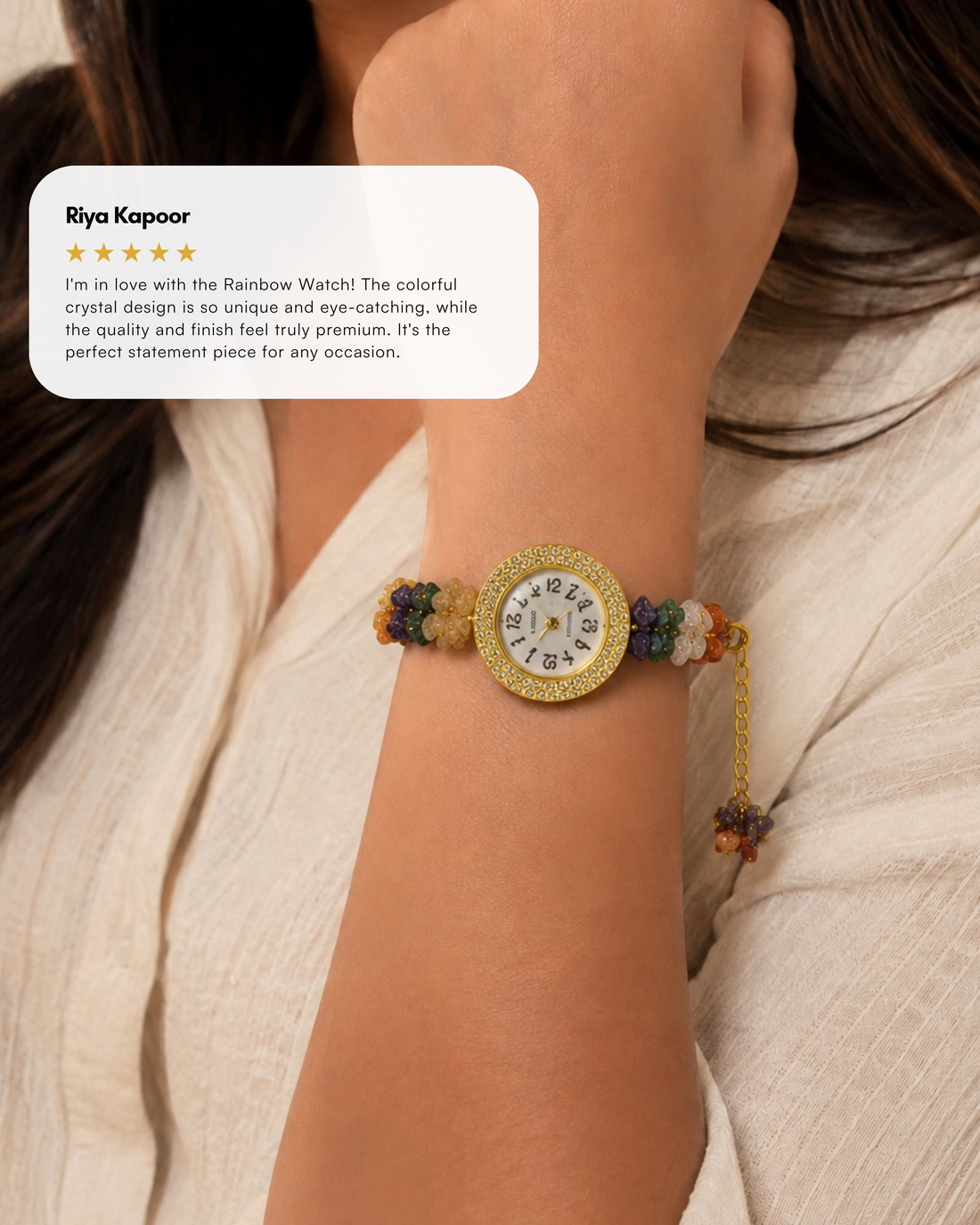 Crystal Queen Rainbow Watch