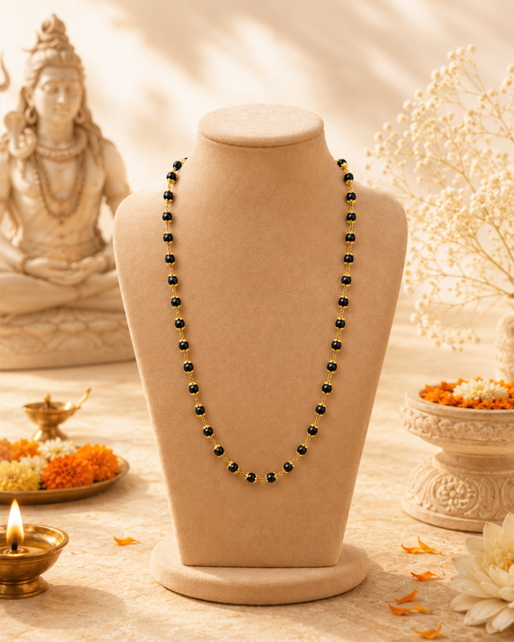 Gold Plated Karungali Mala