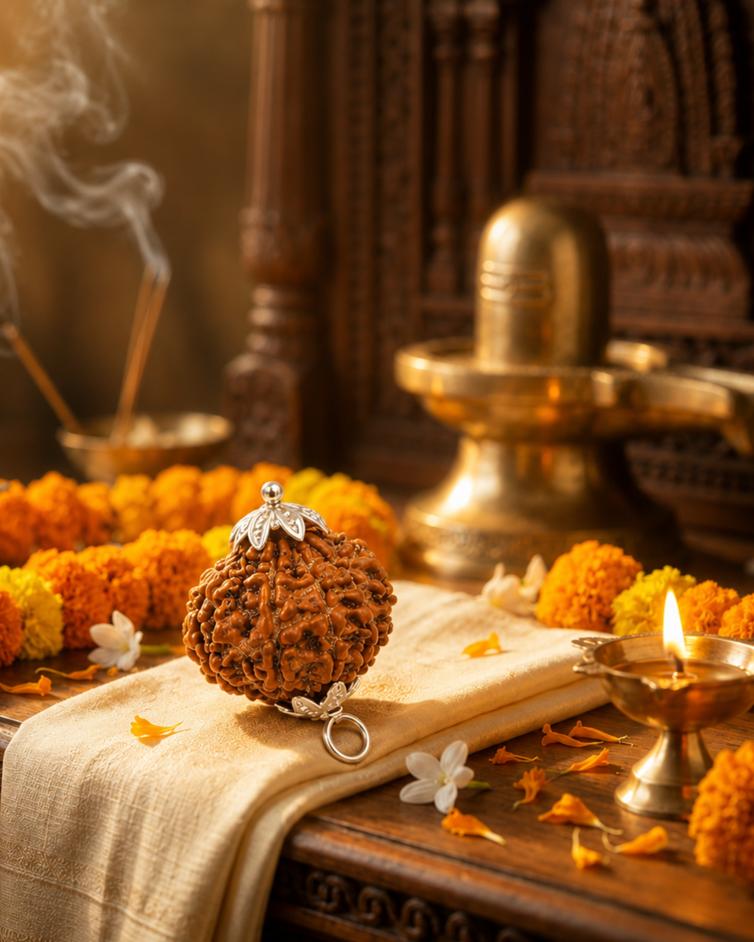 10-Mukhi Nepali Rudraksh (10 मुखी नेपाली रुद्राक्ष)