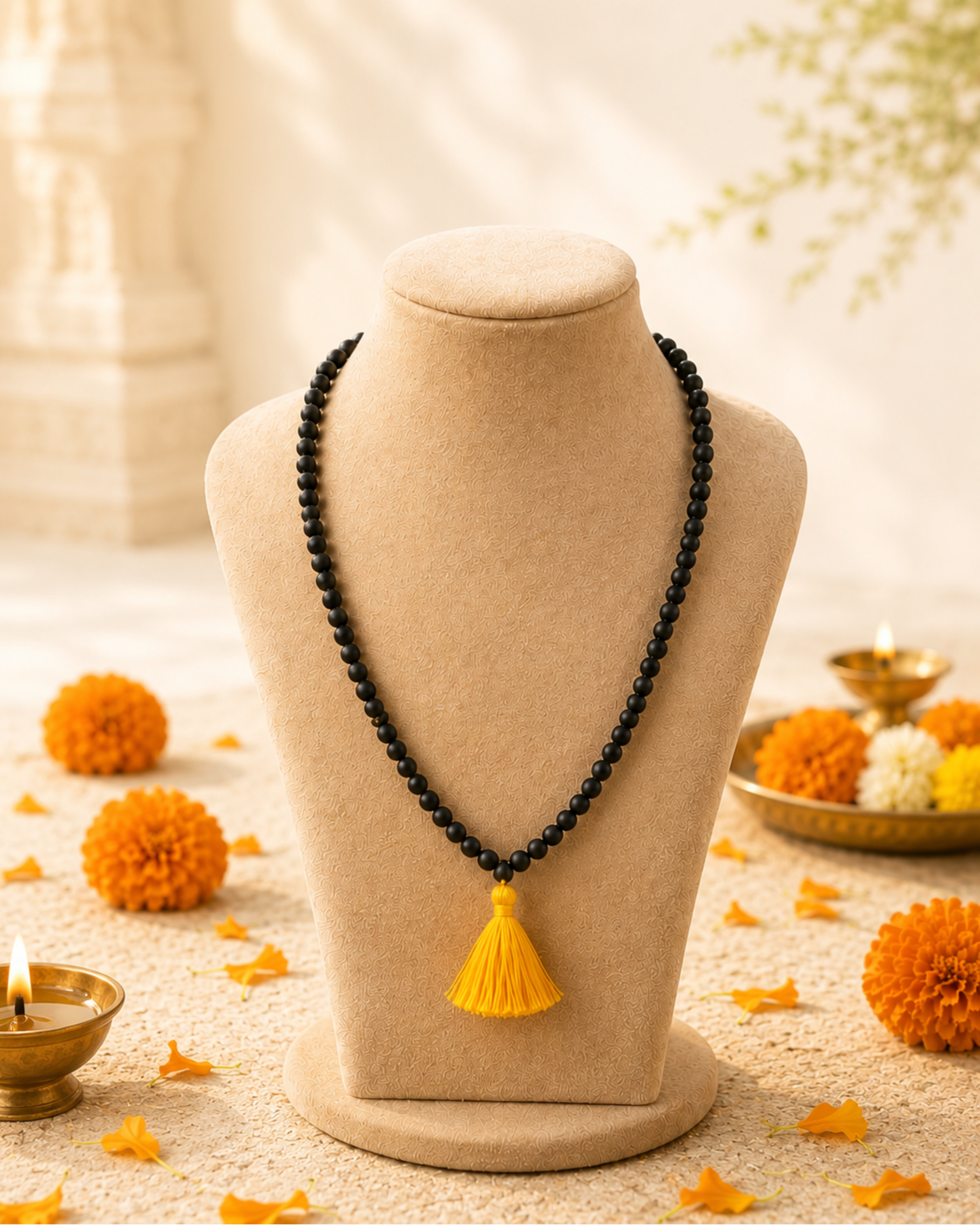 108+1 Divya Karungali Mala-Natural Ebony Wood