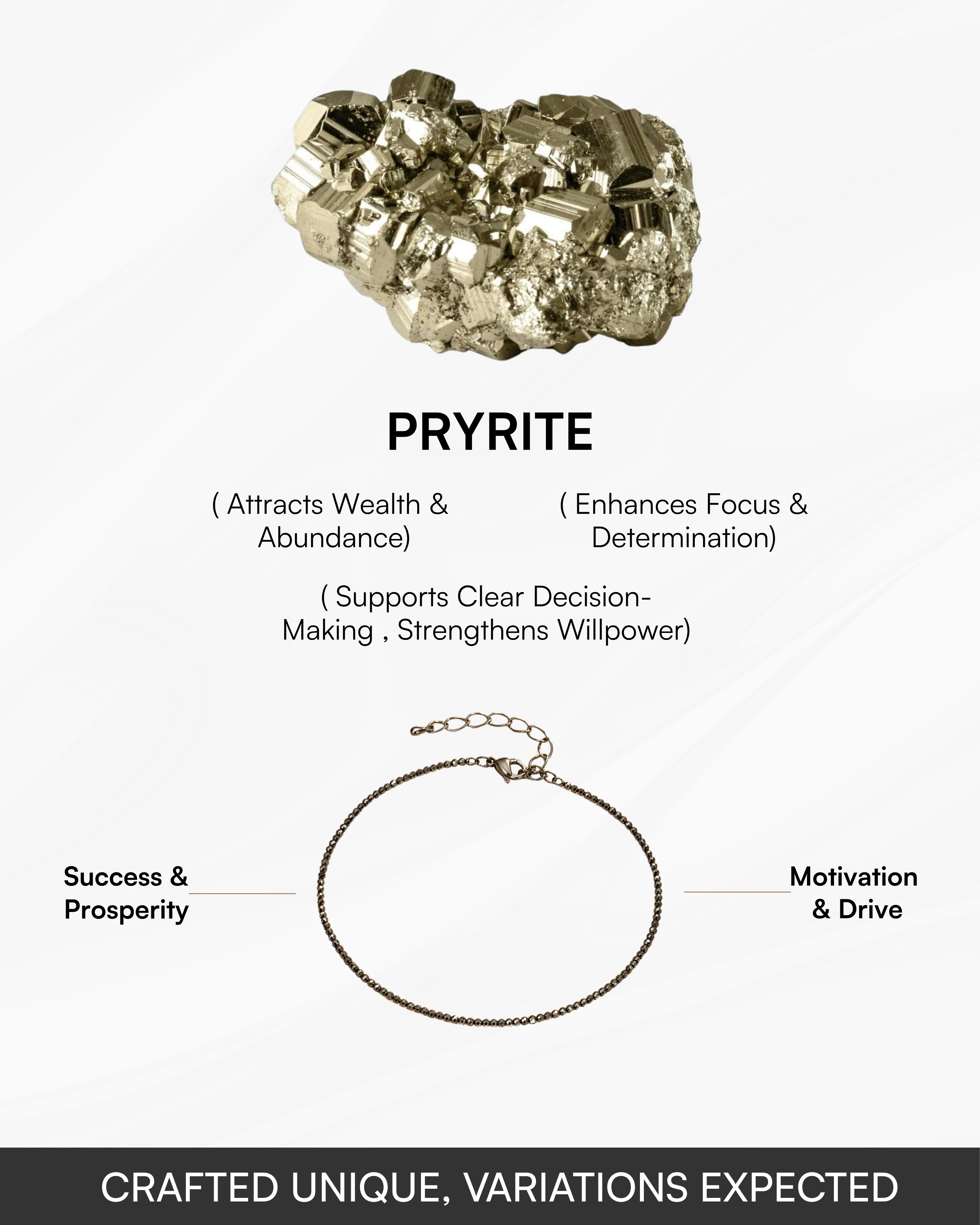 Angel Aura Pyrite Anklet