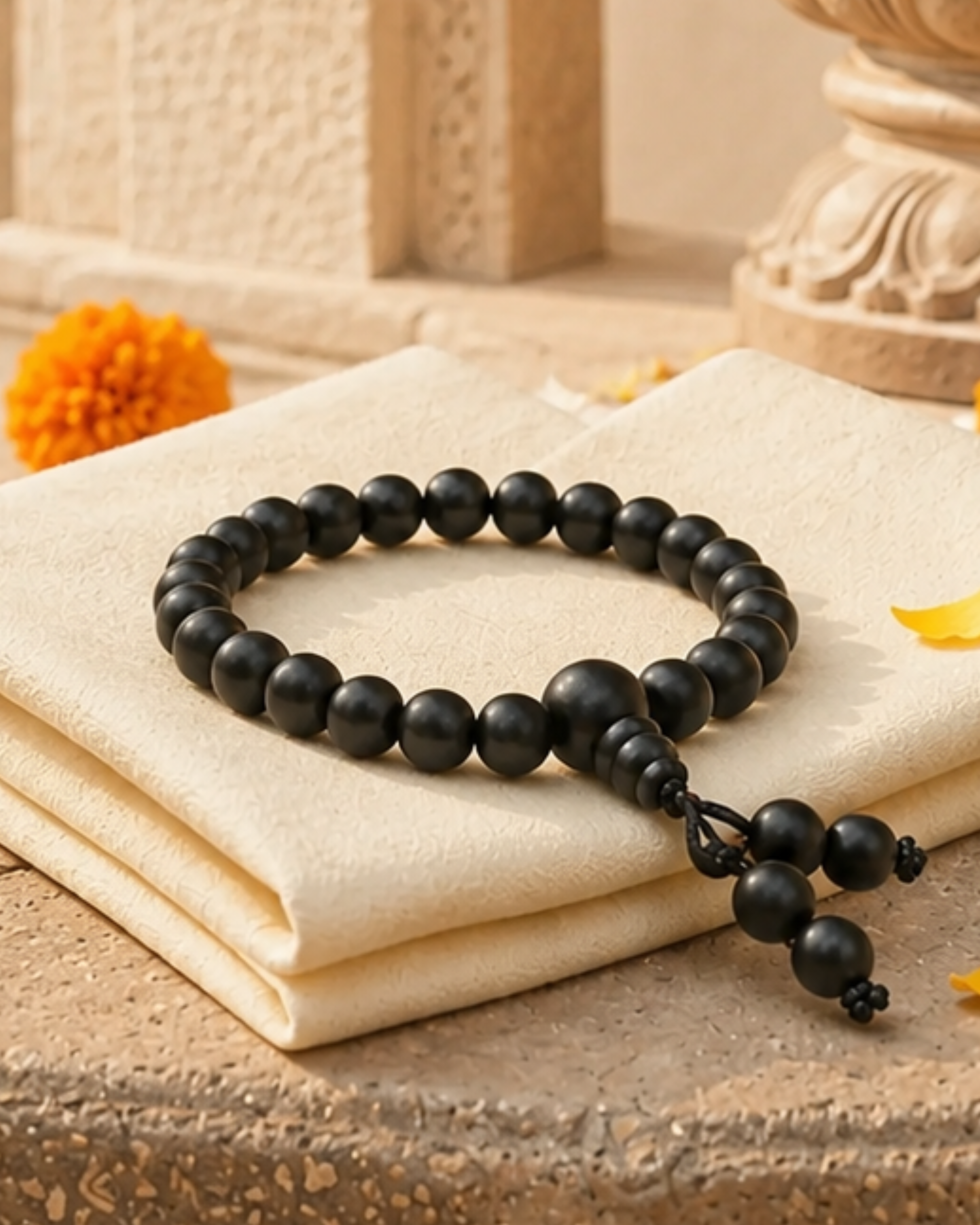 Karungali Balance Band-Natural Ebony Wood
