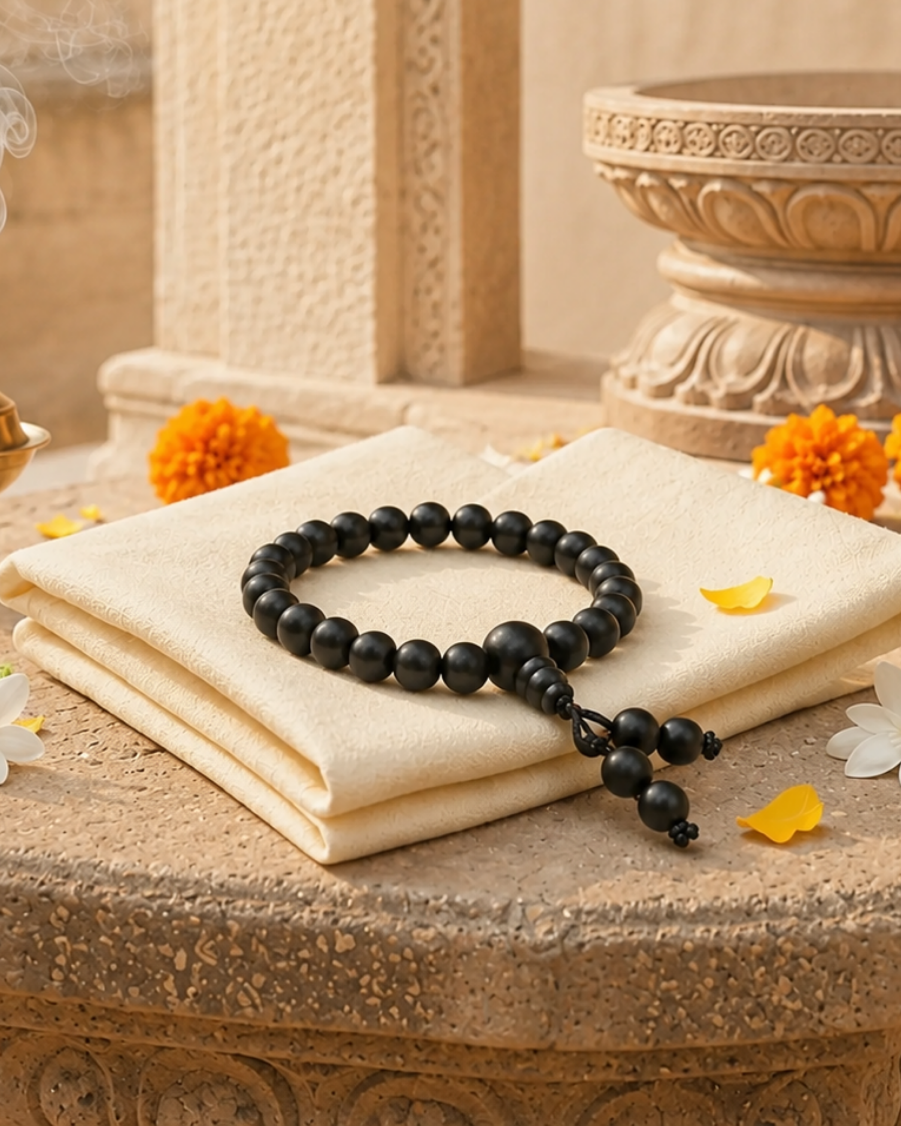 Karungali Balance Band-Natural Ebony Wood