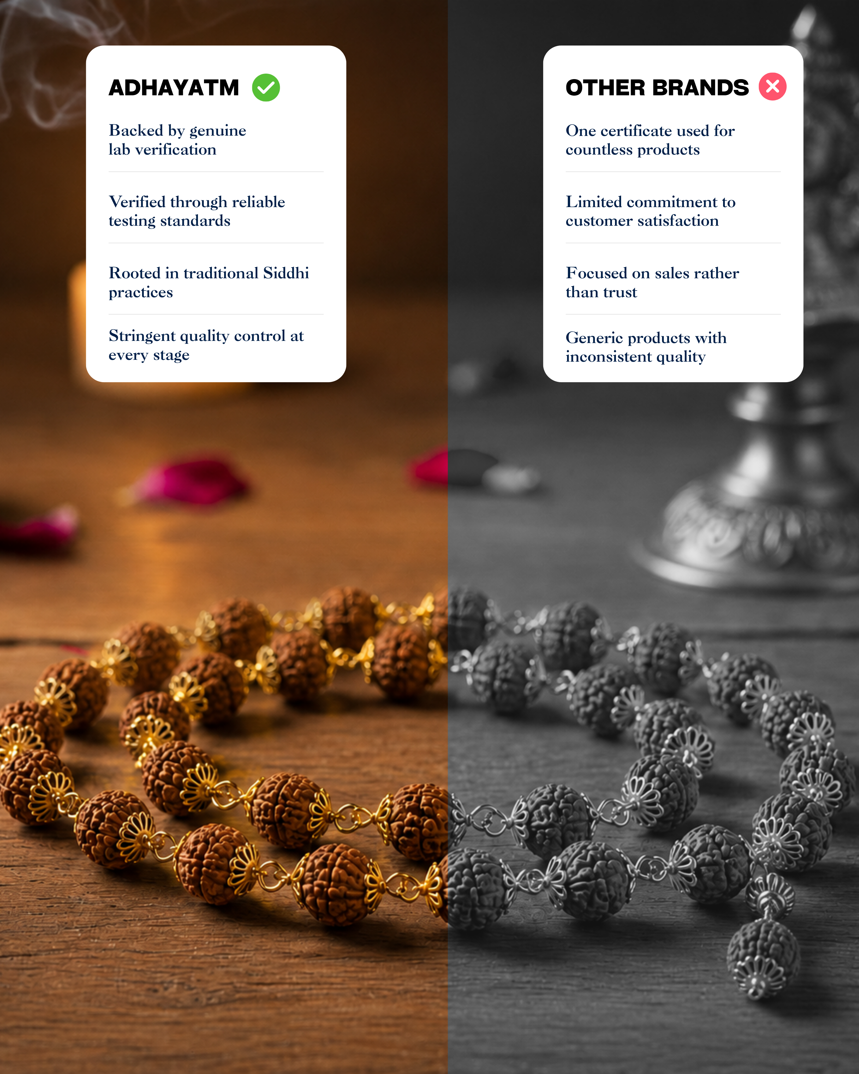 Gold Plated Shuddoham Rudraksh Mala