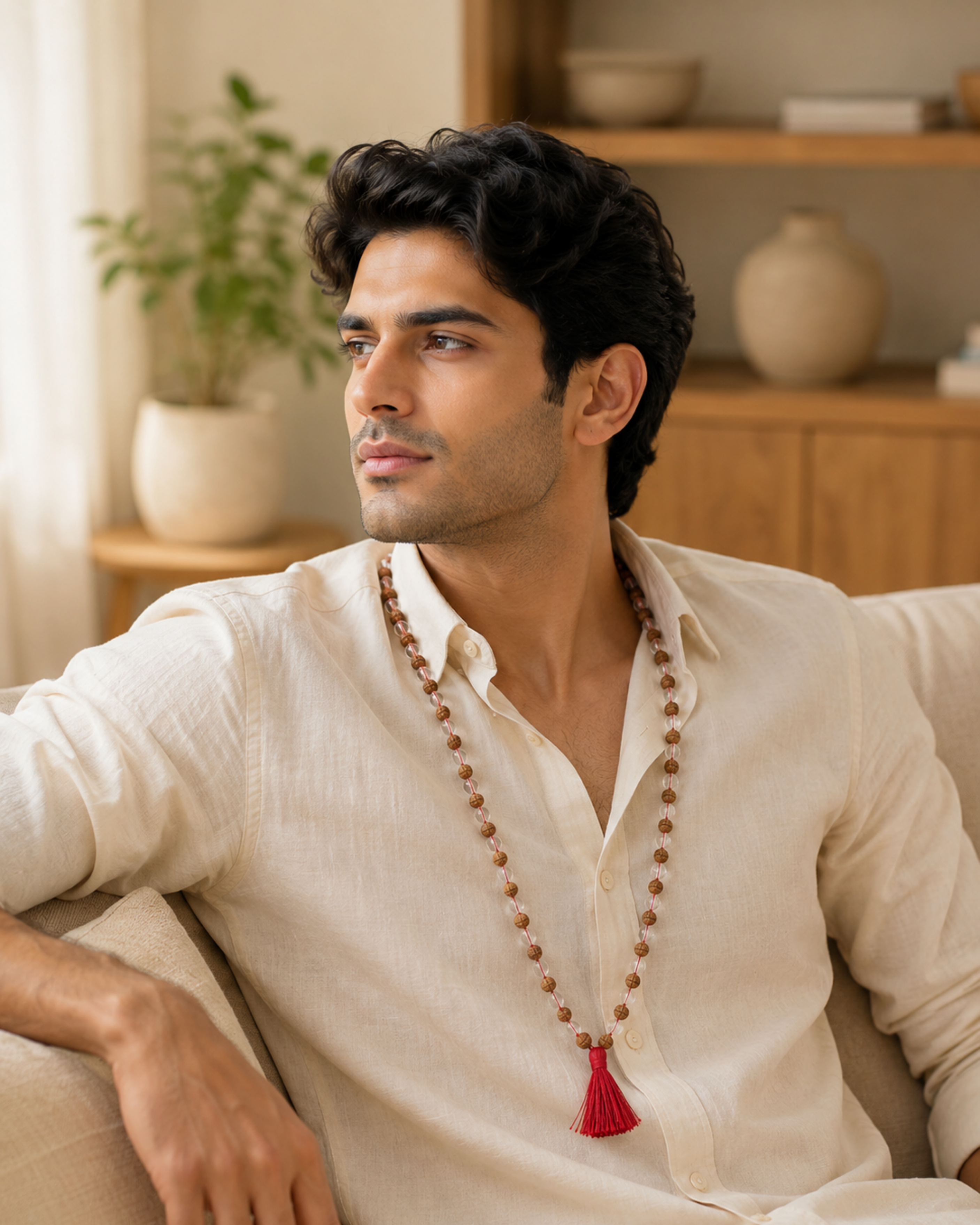 Rudraksh Sphatic Mala