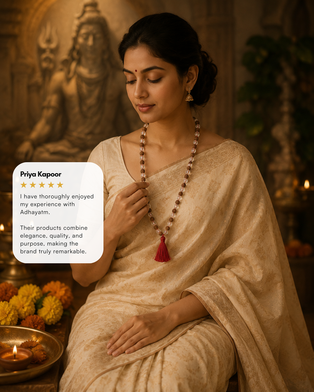 Rudraksh Sphatic Mala