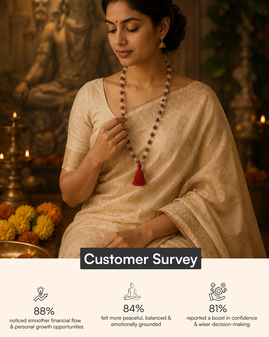 Rudraksh Sphatic Mala