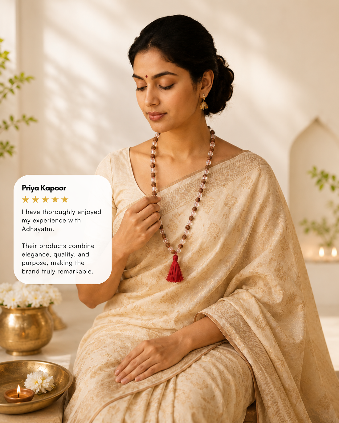 Rudraksh Sphatic Mala