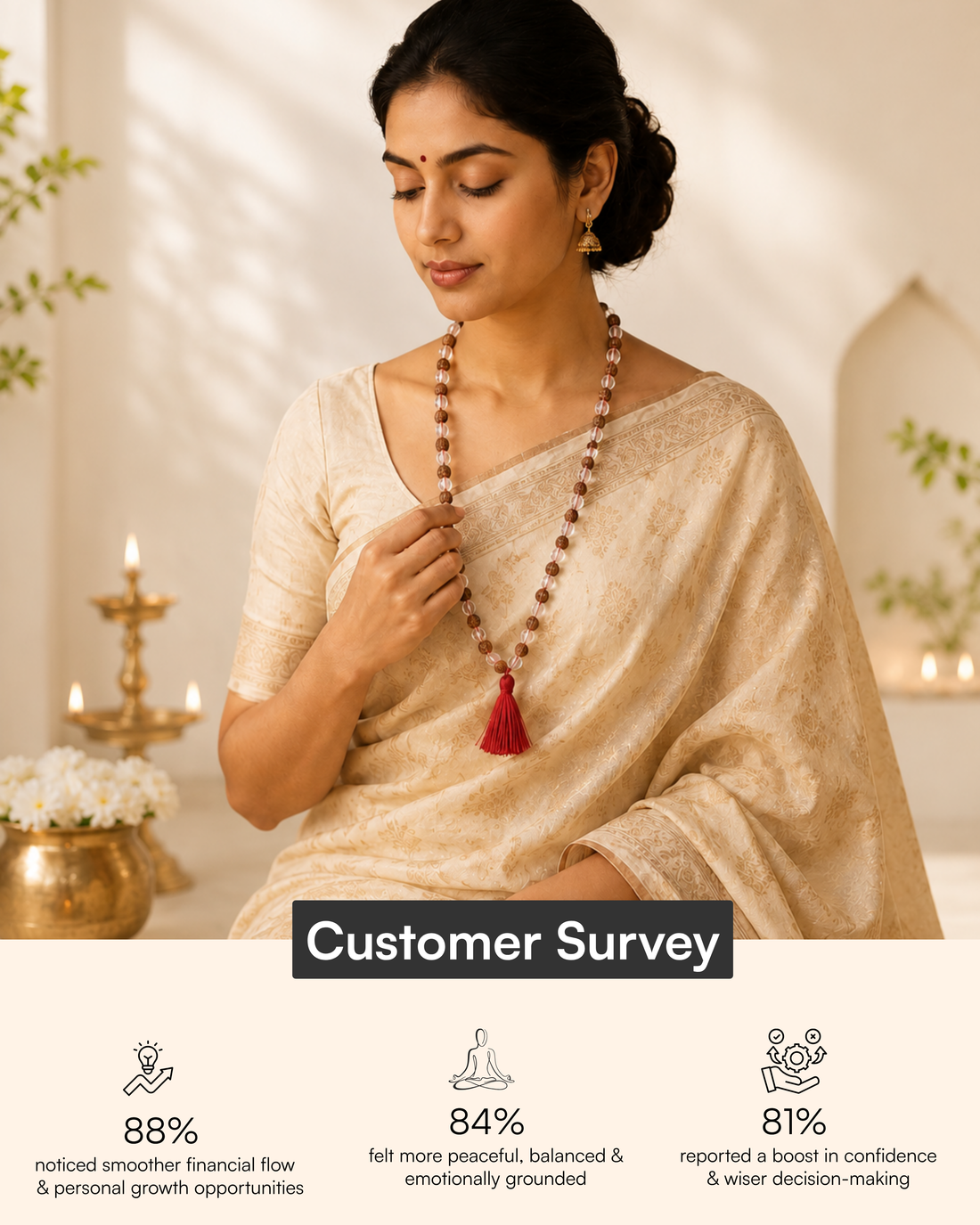 Rudraksh Sphatic Mala