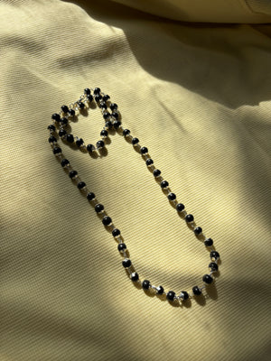 Silver Plated Karungali Mala