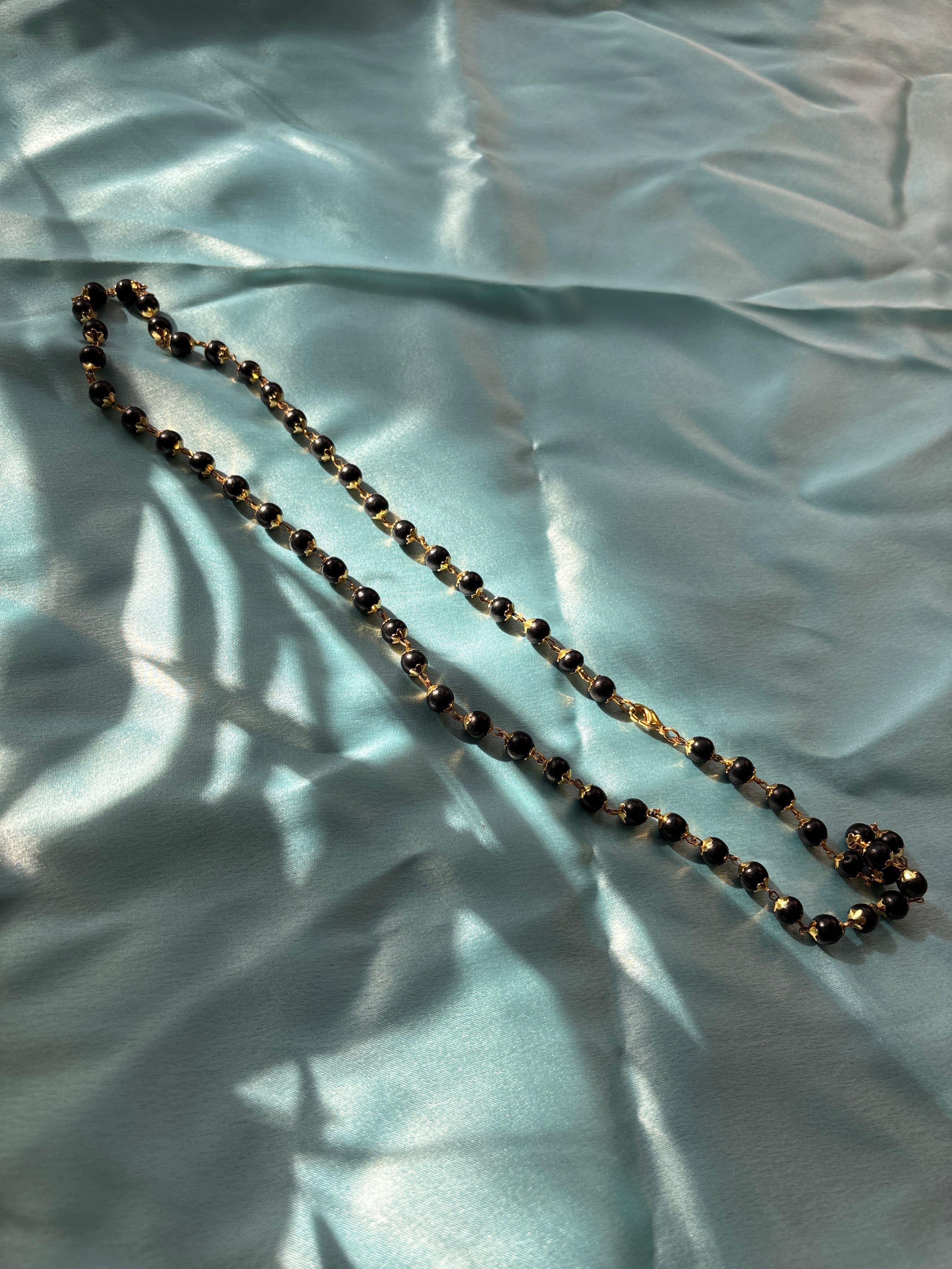 Gold Plated Karungali Mala