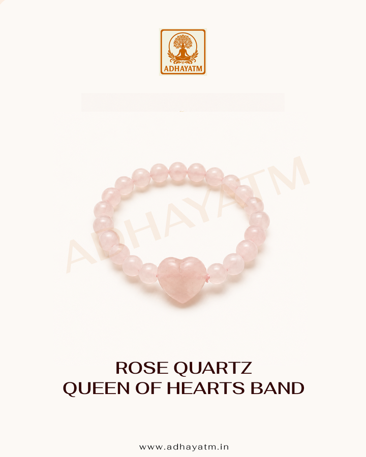 Rose Quartz Queen of Hearts Band
