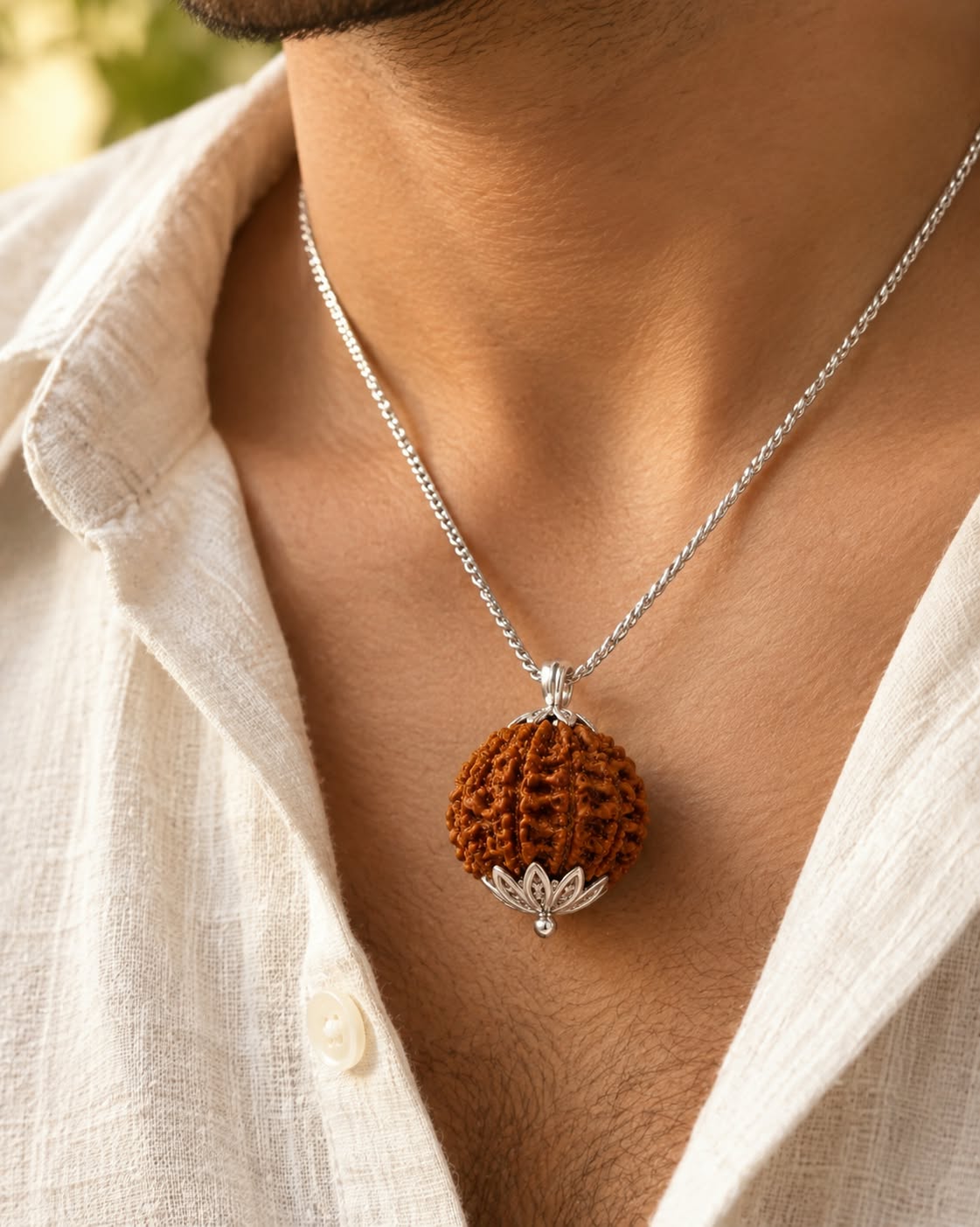 9-Mukhi Nepali Rudraksh (9 मुखी नेपाली रुद्राक्ष)